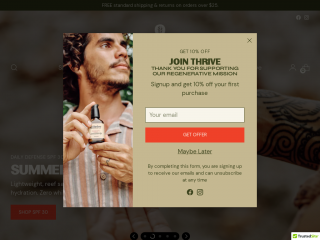thrivecare.co screenshot