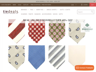 tiedeals.com screenshot