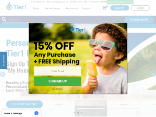 tier1water.com screenshot
