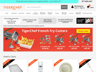 tigerchef.com screenshot