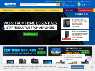 tigerdirect.com screenshot