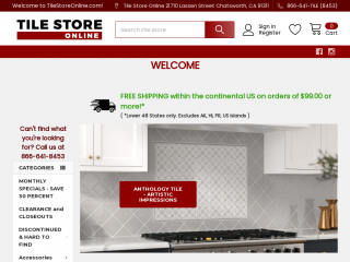 tilestoreonline.com screenshot