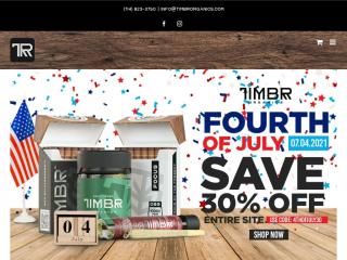 timbrorganics.com screenshot