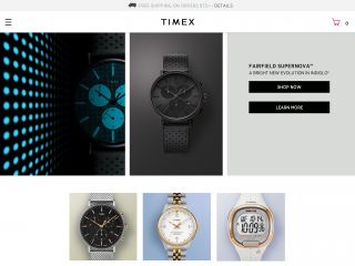 timex.com screenshot