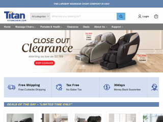 titanchair.com screenshot