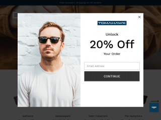 tomahawkshades.com screenshot