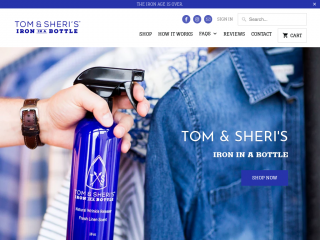 tomandsherisproducts.com screenshot