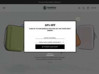 tomtoc.com screenshot