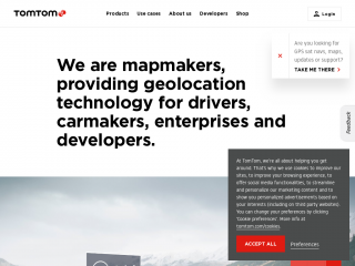 tomtom.com screenshot