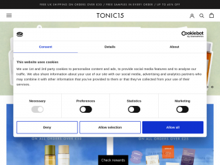 tonic15.com screenshot