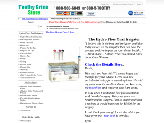 toothygrinsstore.com screenshot