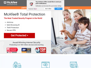 topantivirusoffers.com screenshot