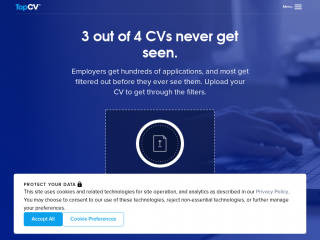 topcv.com screenshot