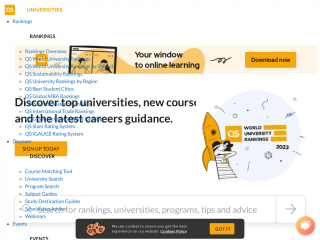 topuniversities.com screenshot
