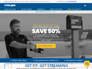 totalgymdirect.com screenshot