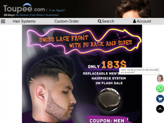 toupee.com screenshot