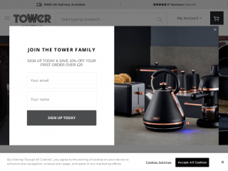 towerhousewares.co.uk screenshot