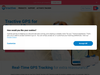 tractive.com screenshot