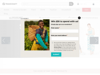 traidcraftshop.co.uk screenshot