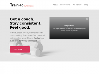 trainiacfit.com screenshot