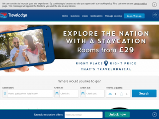 travelodge.co.uk screenshot