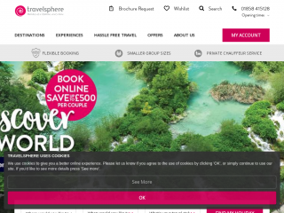 travelsphere.co.uk screenshot