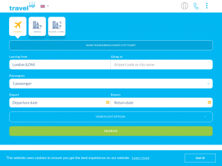 travelup.com screenshot