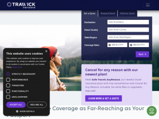 trawickinternational.com screenshot