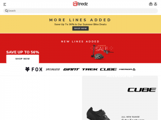 tredz.co.uk screenshot
