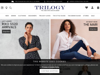 trilogystores.co.uk screenshot