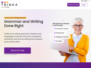 trinka.ai screenshot
