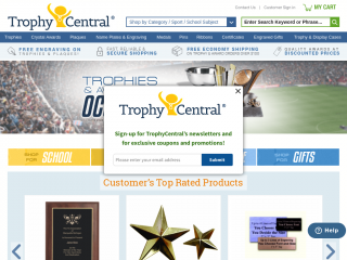 trophycentral.com screenshot