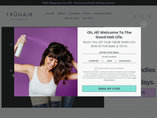 truhair.com screenshot