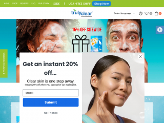 trulyclear.com screenshot