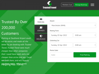 trustedtravel.com screenshot