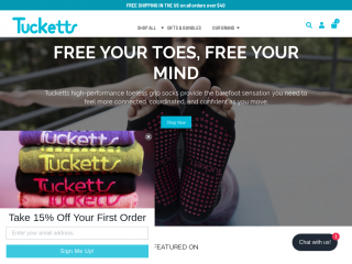 tucketts.com screenshot