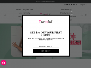 tunefulhair.com screenshot