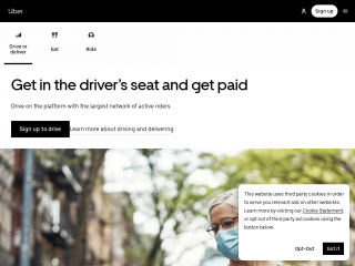 uber.com screenshot