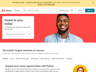 udemy.com screenshot