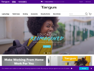 uk.targus.com screenshot
