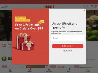umall.com.au screenshot