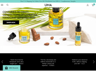 umaoils.com screenshot