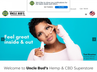 unclebudshemp.com screenshot