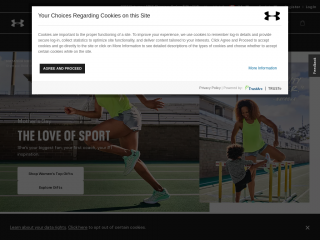 underarmour.ca screenshot