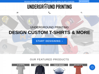 undergroundshirts.com screenshot