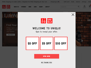 uniqlo.com screenshot