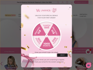 uniwigs.com screenshot