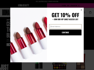 uomabeauty.com screenshot