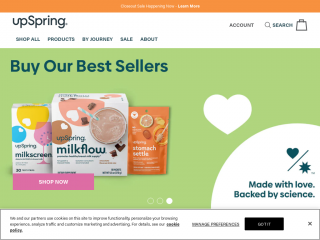 upspringbaby.com screenshot