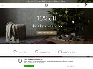 urbanara.co.uk screenshot